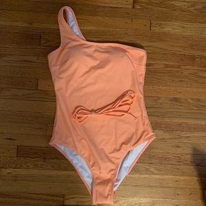Brand new with tags pink one piece bathing suit